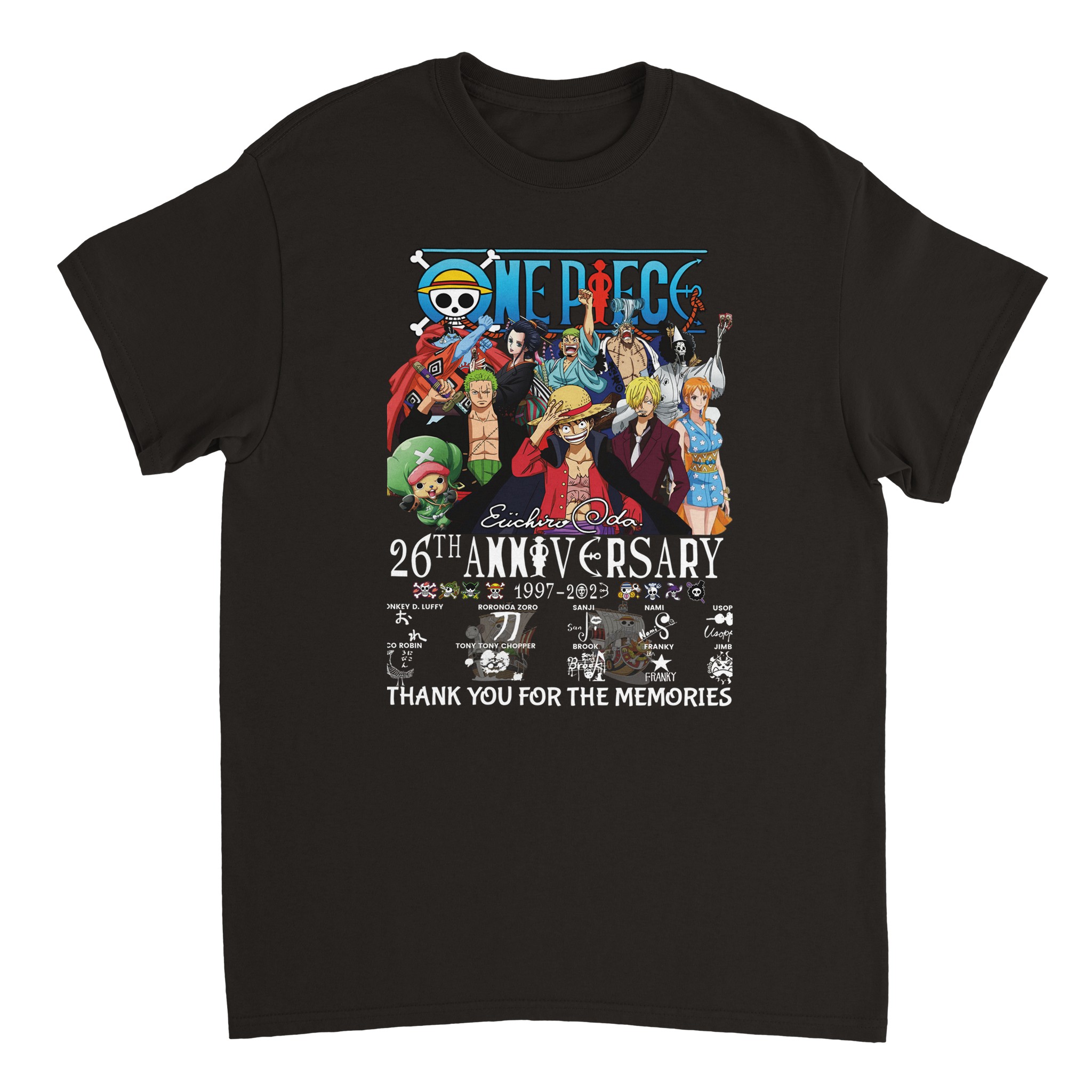 One Piece 6 Heavyweight Unisex Crewneck T-shirt One Piece 6 Heavyweight Unisex Crewneck T-shirt