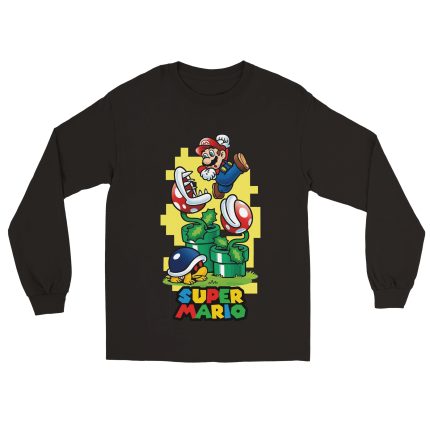 Super Mario 7 Classic Unisex Longsleeve T-shirt
