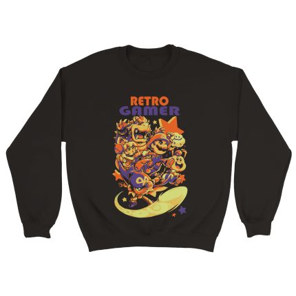Super Mario 9 Classic Unisex Crewneck Sweatshirt