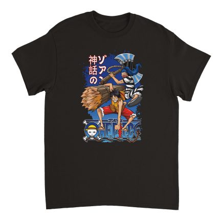 One Piece 7 Heavyweight Unisex Crewneck T-shirt