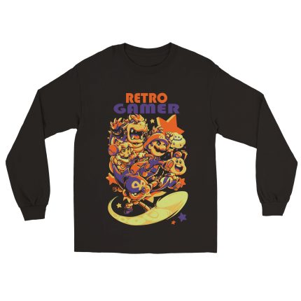 Super Mario 9 Classic Unisex Longsleeve T-shirt