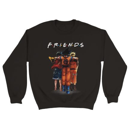 Anime Friends 2 Classic Unisex Crewneck Sweatshirt