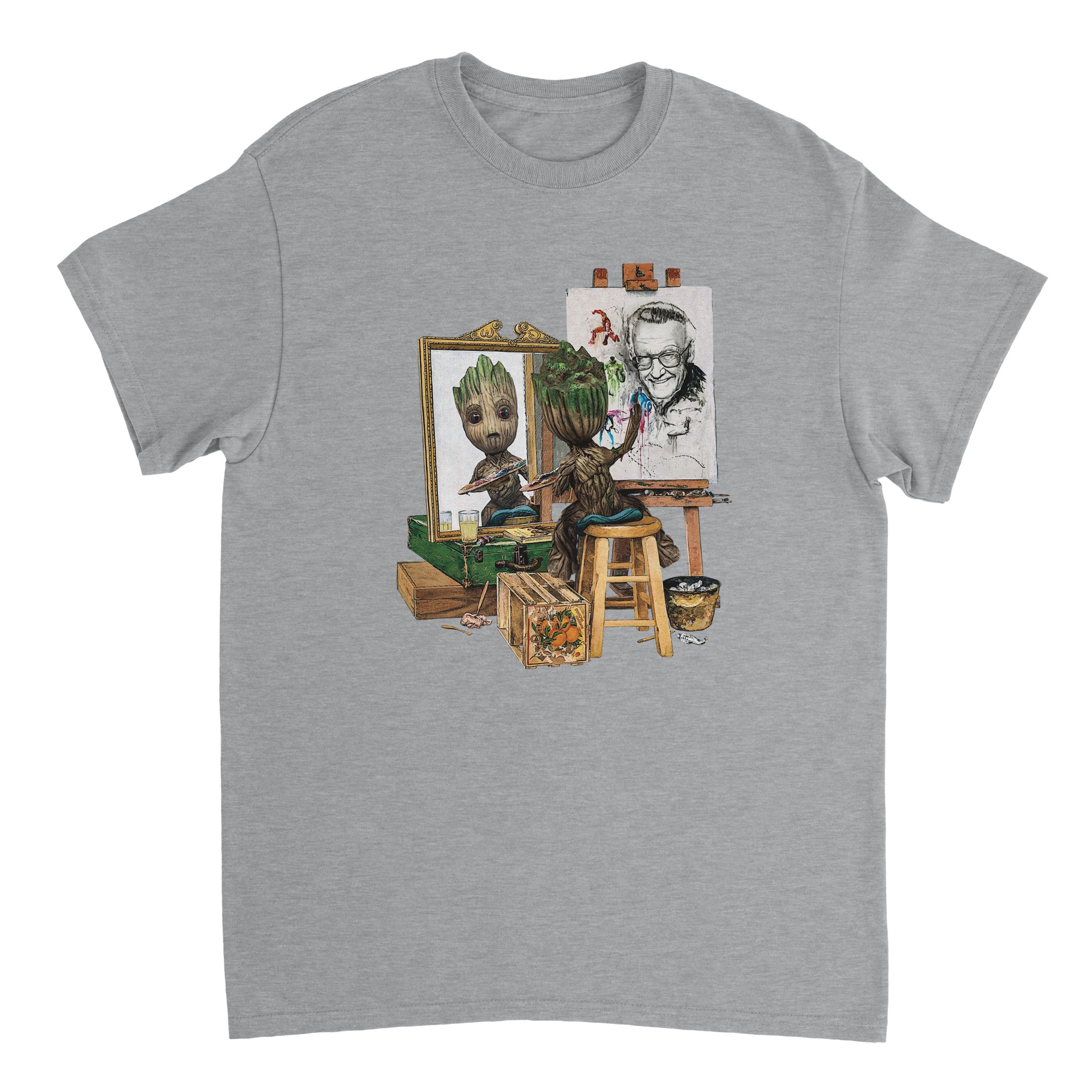 Marvel 10 Heavyweight Unisex Crewneck T-shirt Marvel 10 Heavyweight Unisex Crewneck T-shirt