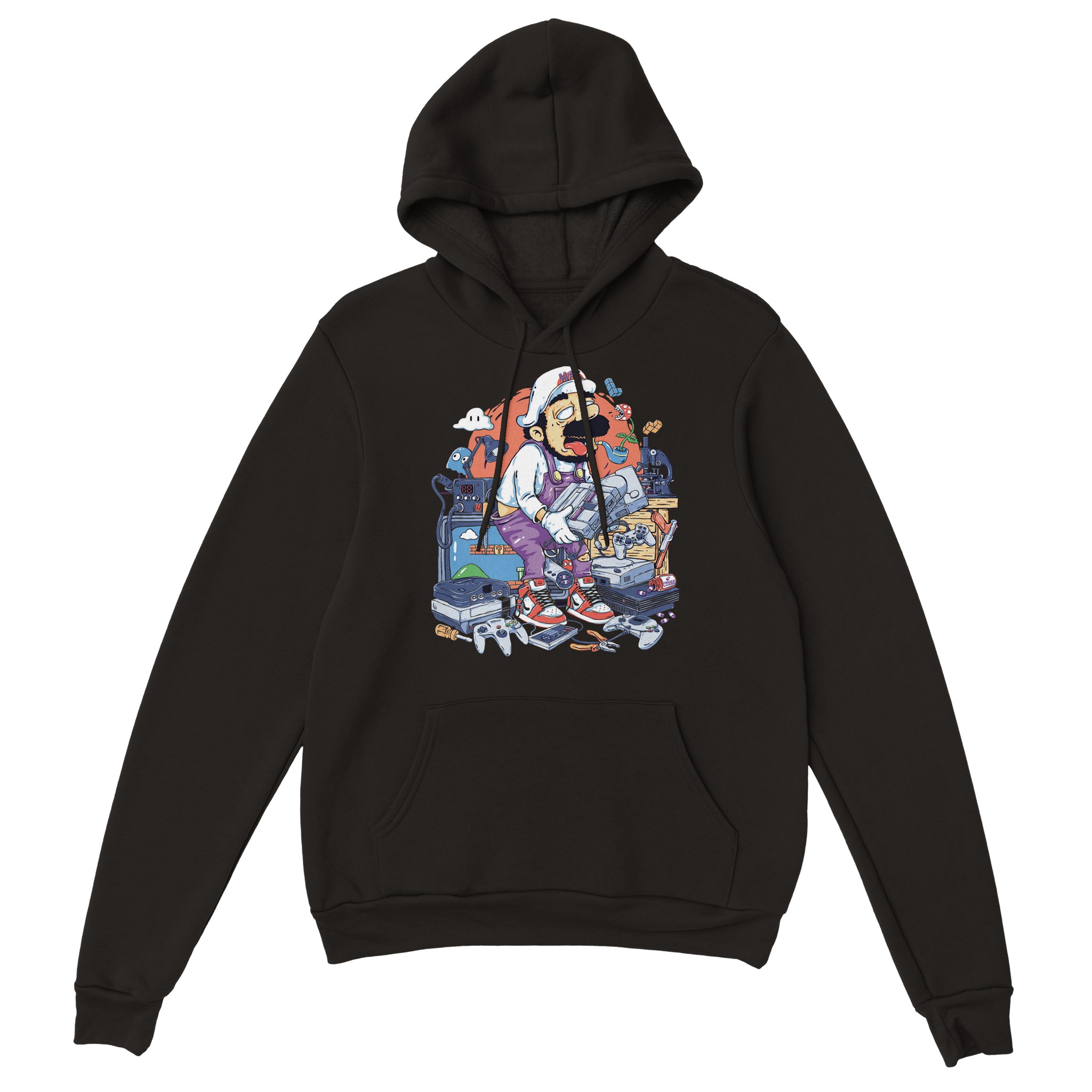 Super Mario 3 Classic Unisex Pullover Hoodie Super Mario 3 Classic Unisex Pullover Hoodie