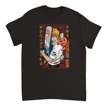 Chainsaw Man 4 Heavyweight Unisex Crewneck T-shirt