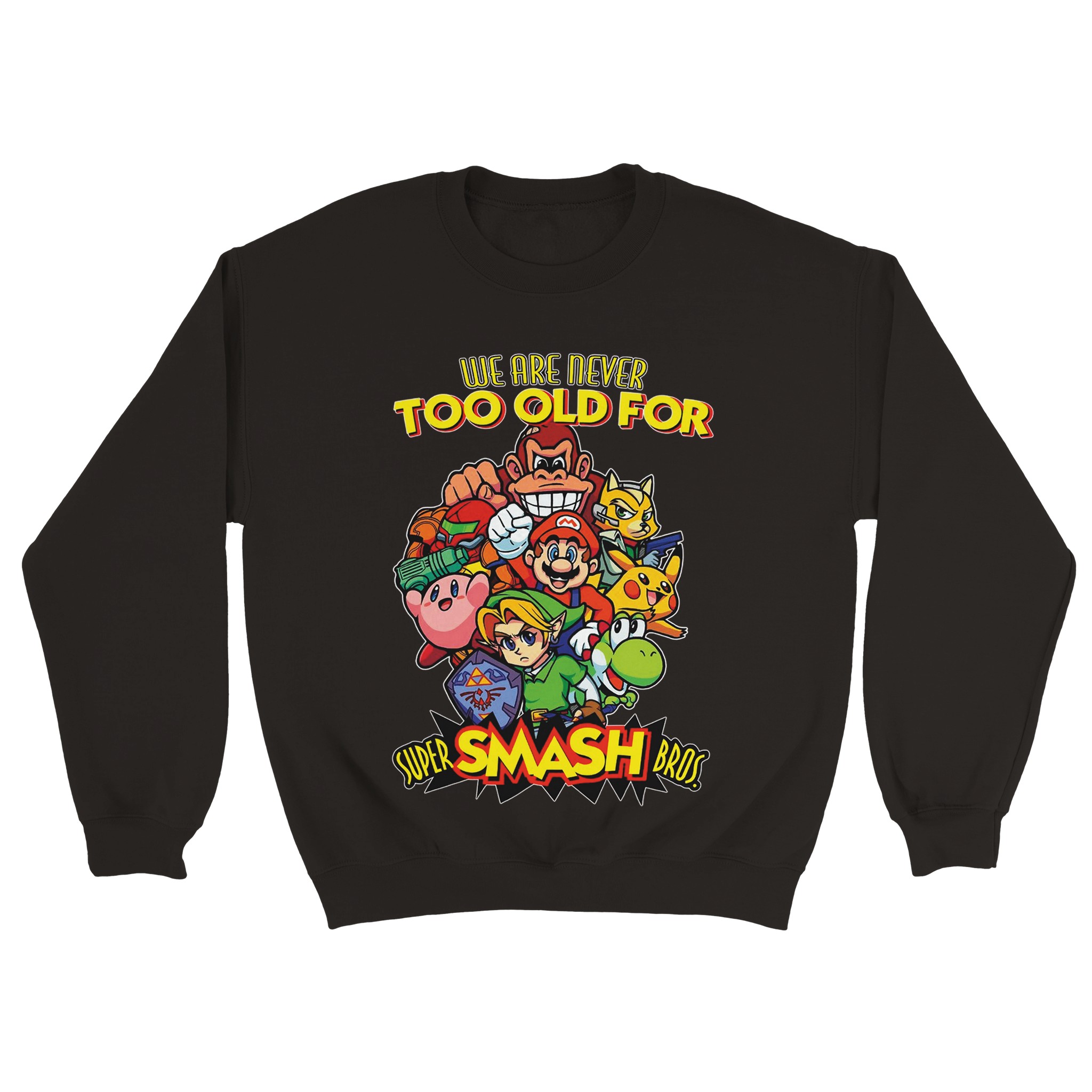 Super Smash Bros 1 Classic Unisex Crewneck Sweatshirt Super Smash Bros 1 Classic Unisex Crewneck Sweatshirt