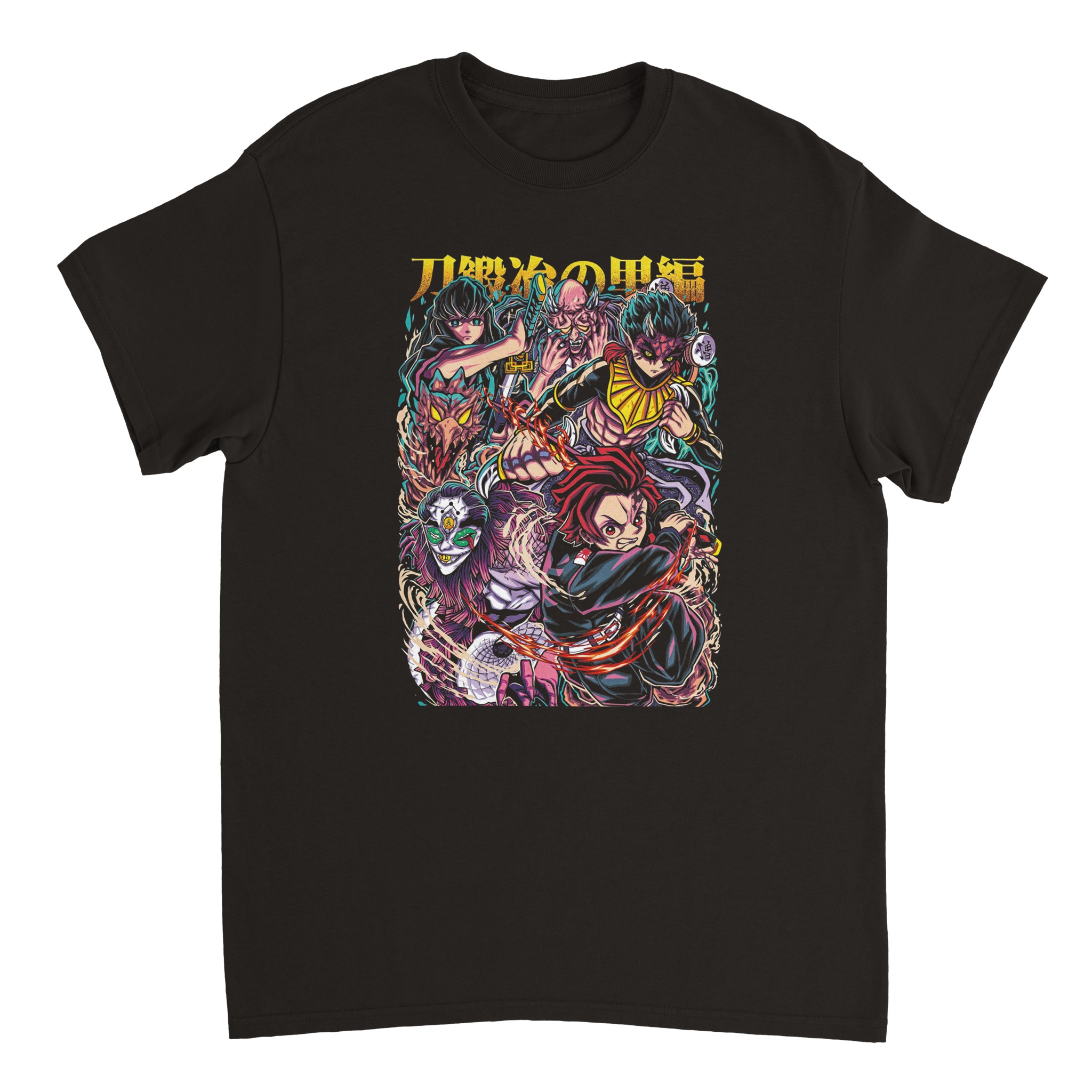 Demon Slayer 1 Heavyweight Unisex Crewneck T-shirt Demon Slayer 1 Heavyweight Unisex Crewneck T-shirt