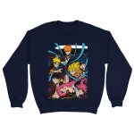 Anime Friends 3 Classic Unisex Crewneck Sweatshirt