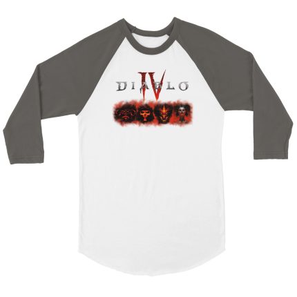 Diablo 1 Unisex 3/4 sleeve Raglan T-shirt