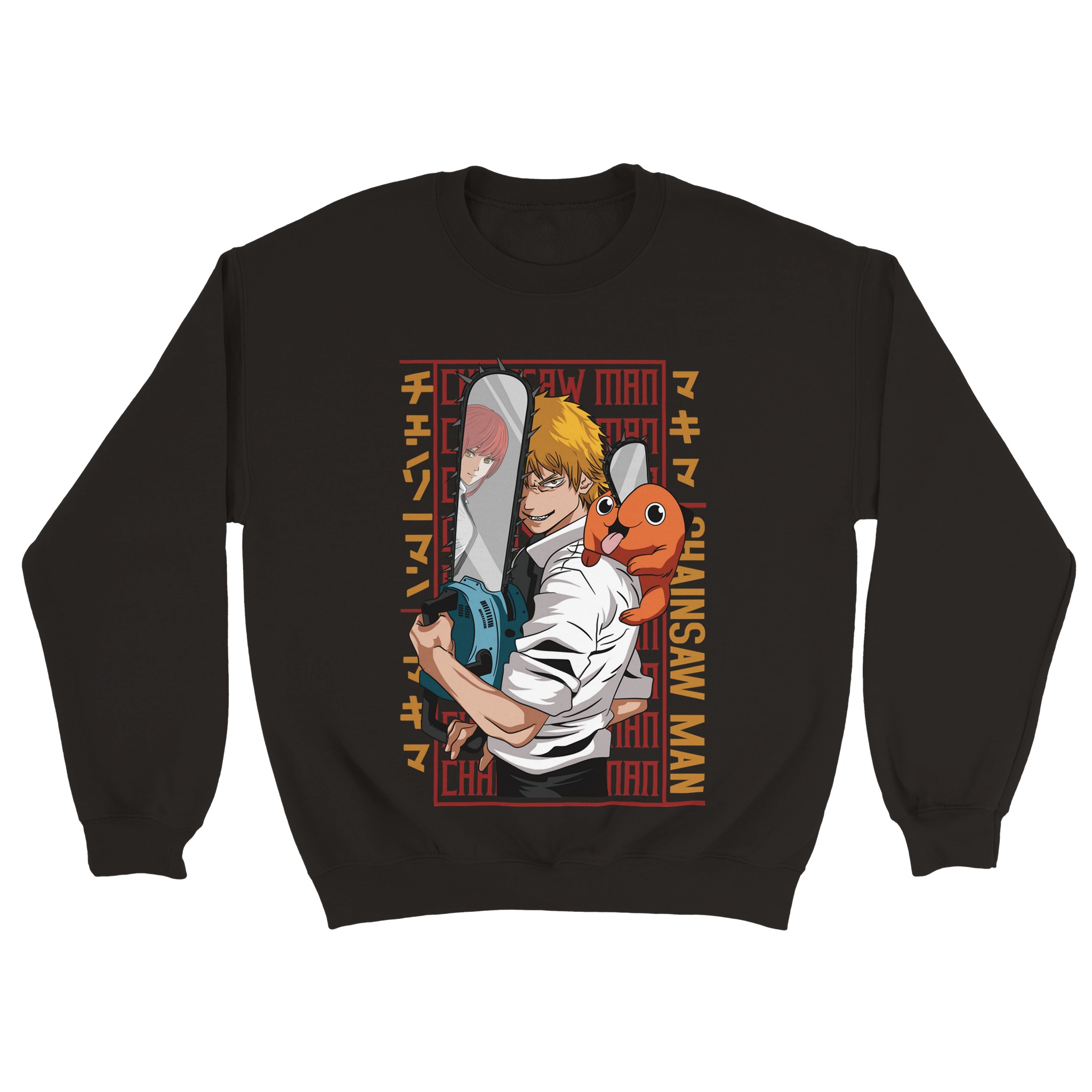 Chainsaw Man 4 Classic Unisex Crewneck Sweatshirt Chainsaw Man 4 Classic Unisex Crewneck Sweatshirt