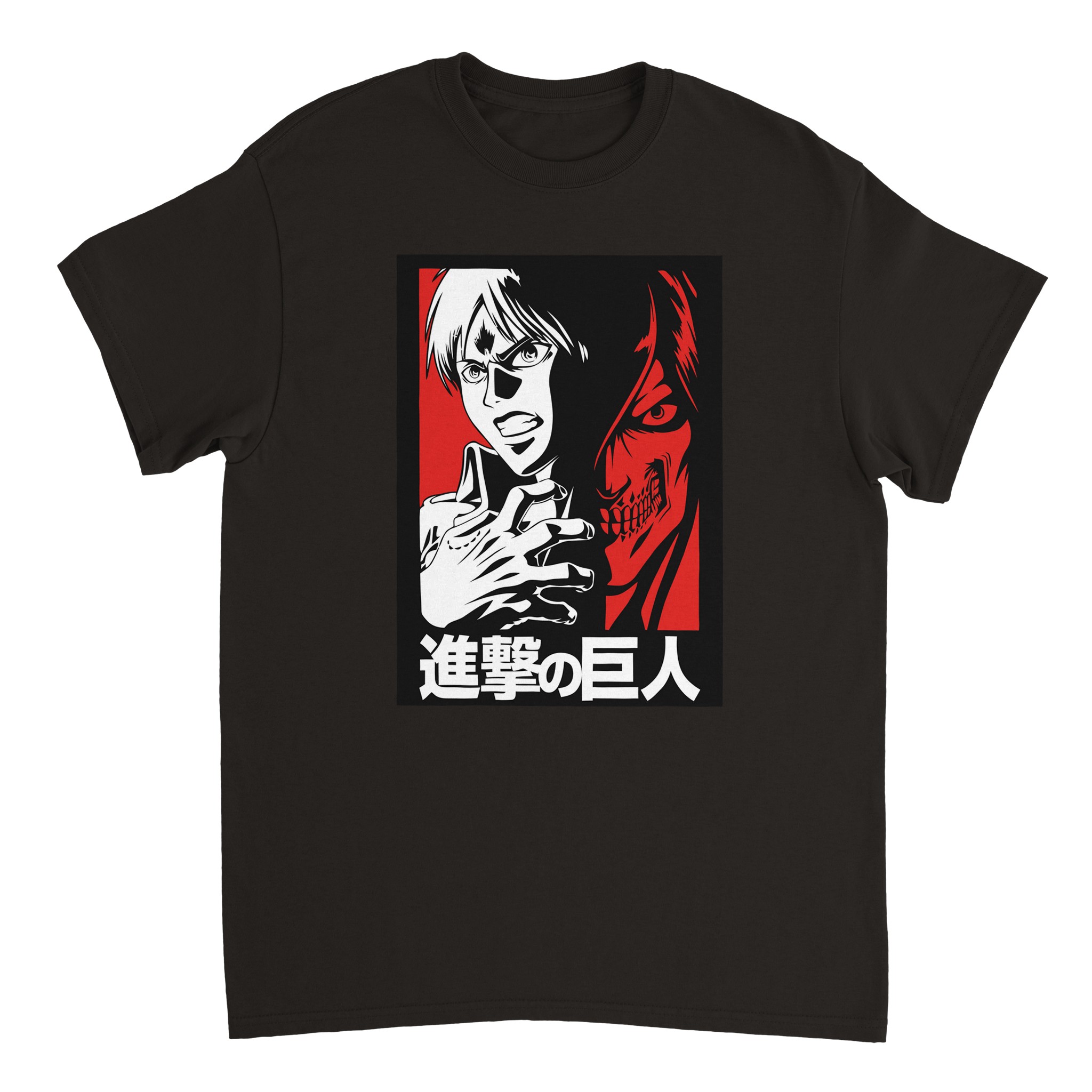 Attack On Titan 7 Heavyweight Unisex Crewneck T-shirt Attack On Titan 7 Heavyweight Unisex Crewneck T-shirt
