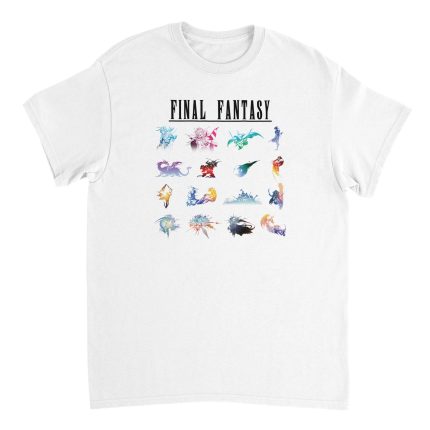 Final Fantasy Heavyweight Unisex Crewneck T-shirt