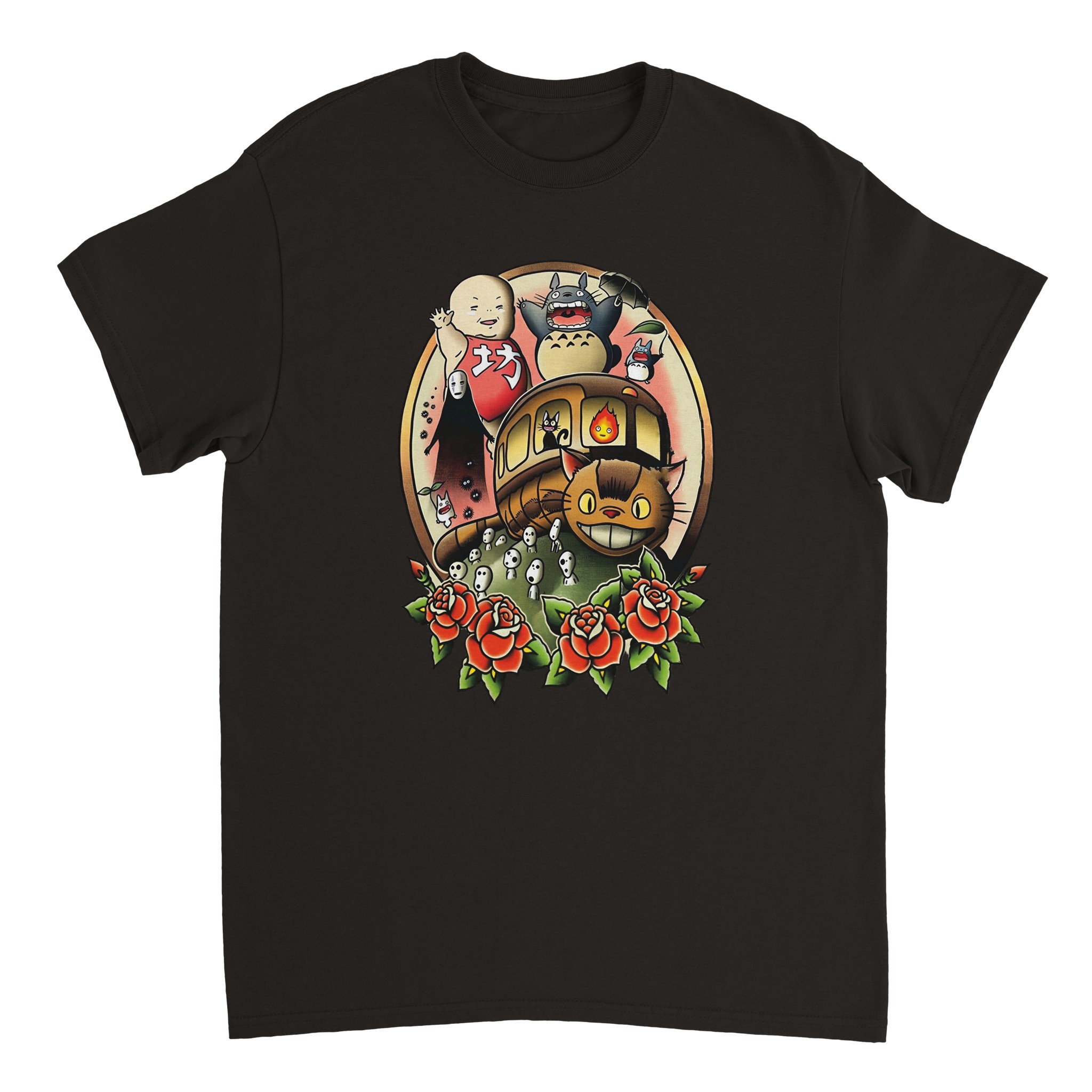Studio Ghibli 2 Heavyweight Unisex Crewneck T-shirt Studio Ghibli 2 Heavyweight Unisex Crewneck T-shirt