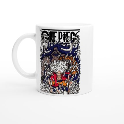 One Piece 50 White 11oz Ceramic Mug