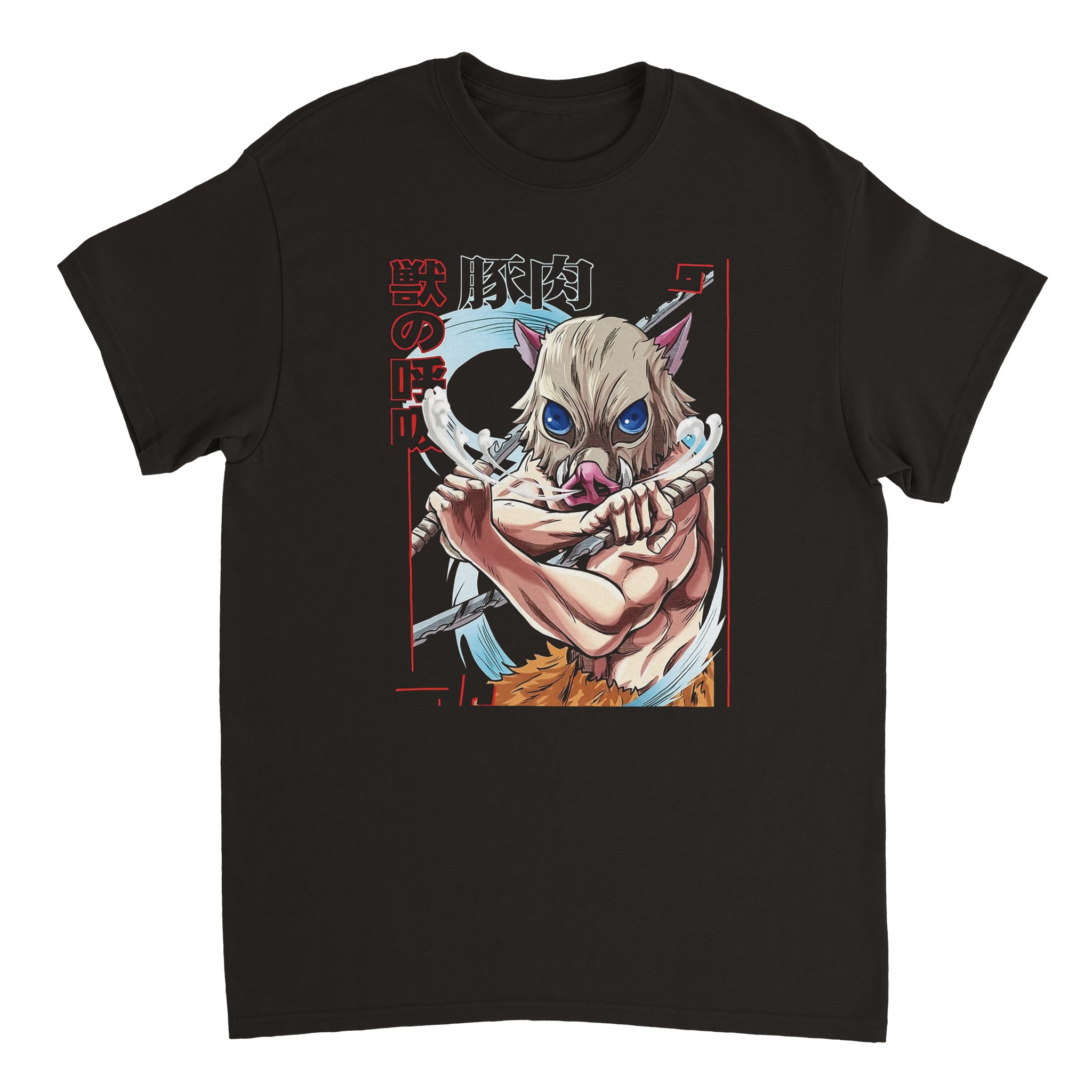 Demon Slayer 3 Heavyweight Unisex Crewneck T-shirt Demon Slayer 3 Heavyweight Unisex Crewneck T-shirt
