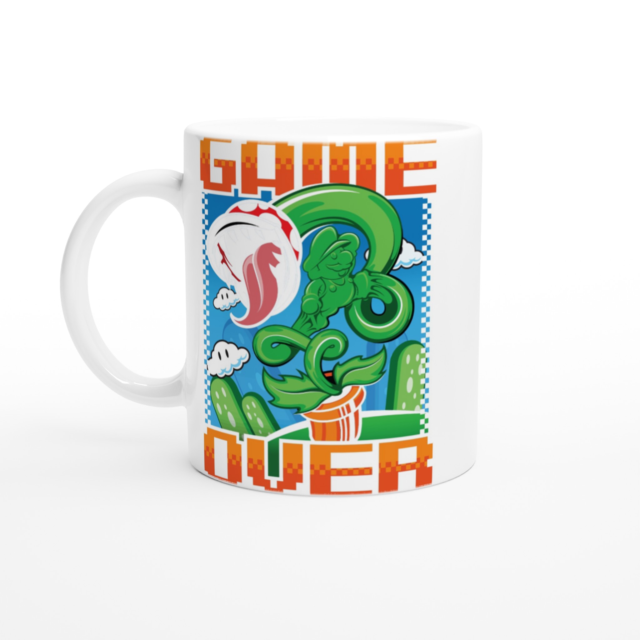 Super Mario White 11oz Ceramic Mug Super Mario White 11oz Ceramic Mug