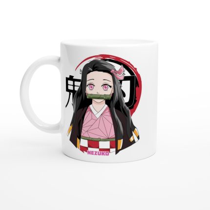 Demon Slayer Nezuko White 11oz Ceramic Mug
