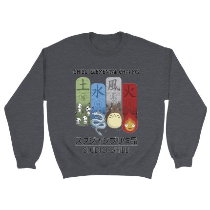 Studio Ghibli 5 Classic Unisex Crewneck Sweatshirt