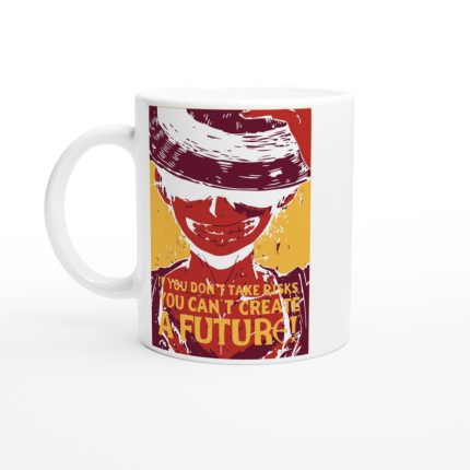 One Piece 8 White 11oz Ceramic Mug