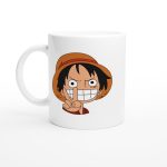 One Piece 19 White 11oz Ceramic Mug
