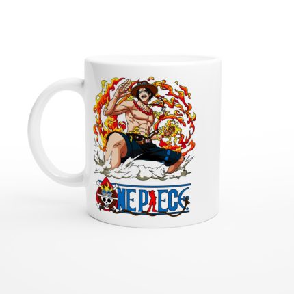 One Piece White 11oz Ceramic Mug