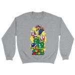 Super Mario 7 Classic Unisex Crewneck Sweatshirt