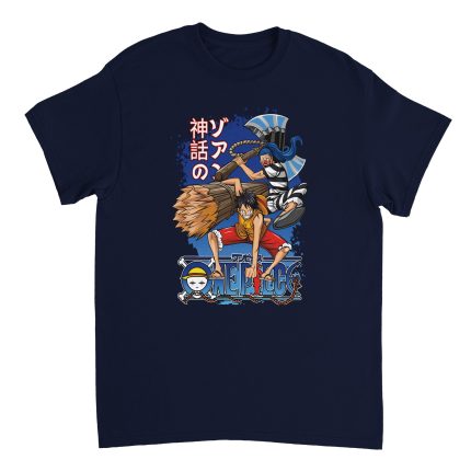 One Piece 7 Heavyweight Unisex Crewneck T-shirt