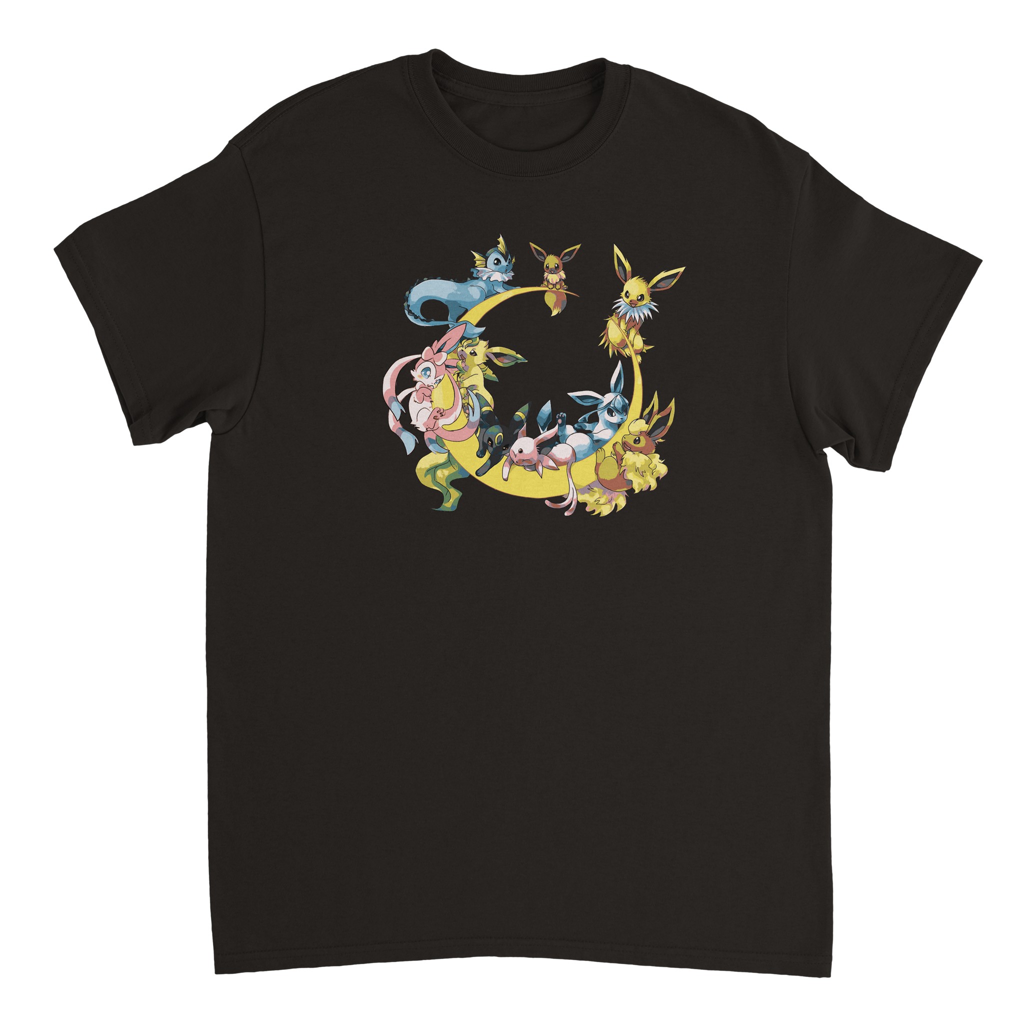 Pokemon 12 Heavyweight Unisex Crewneck T-shirt Pokemon 12 Heavyweight Unisex Crewneck T-shirt