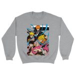 Anime Friends 3 Classic Unisex Crewneck Sweatshirt
