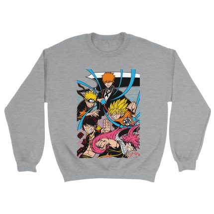 Anime Friends 3 Classic Unisex Crewneck Sweatshirt