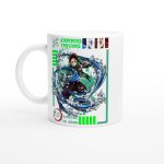Demon Slayer 59 White 11oz Ceramic Mug