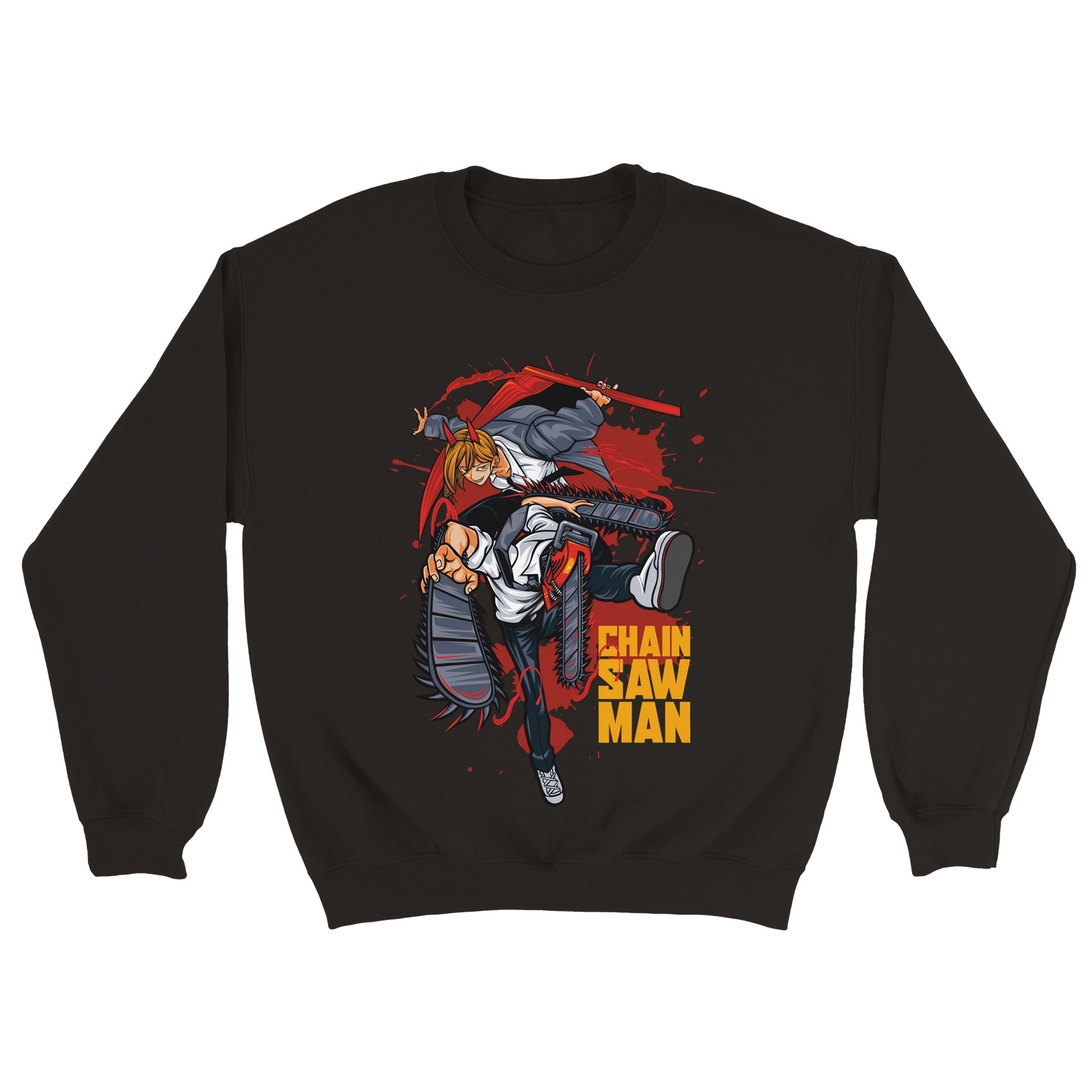 Chainsaw Man 1 Classic Unisex Crewneck Sweatshirt Chainsaw Man 1 Classic Unisex Crewneck Sweatshirt