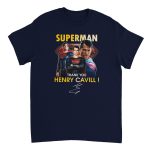 Superman Heavyweight Unisex Crewneck T-shirt