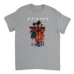 Anime Friends 2 Heavyweight Unisex Crewneck T-shirt