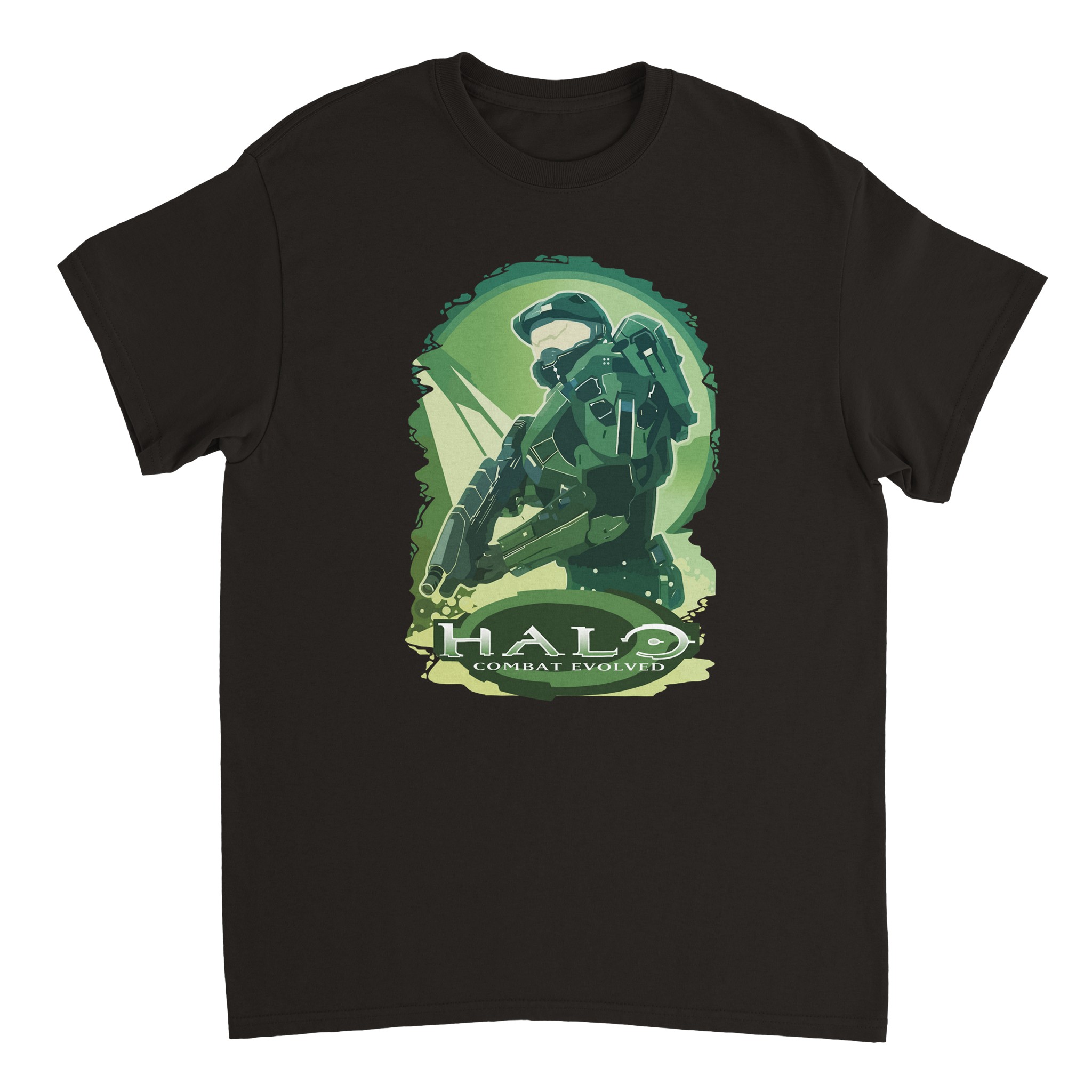 Halo Combat Evolved Heavyweight Unisex Crewneck T-shirt Halo Combat Evolved Heavyweight Unisex Crewneck T-shirt