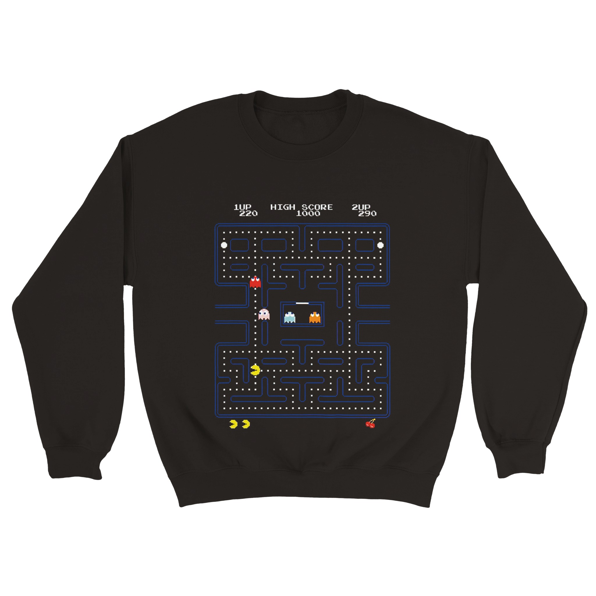 Pacman 2 Classic Unisex Crewneck Sweatshirt Pacman 2 Classic Unisex Crewneck Sweatshirt