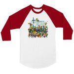Zelda 1 Unisex 3/4 sleeve Raglan T-shirt