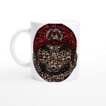 Super Mario 2 White 11oz Ceramic Mug