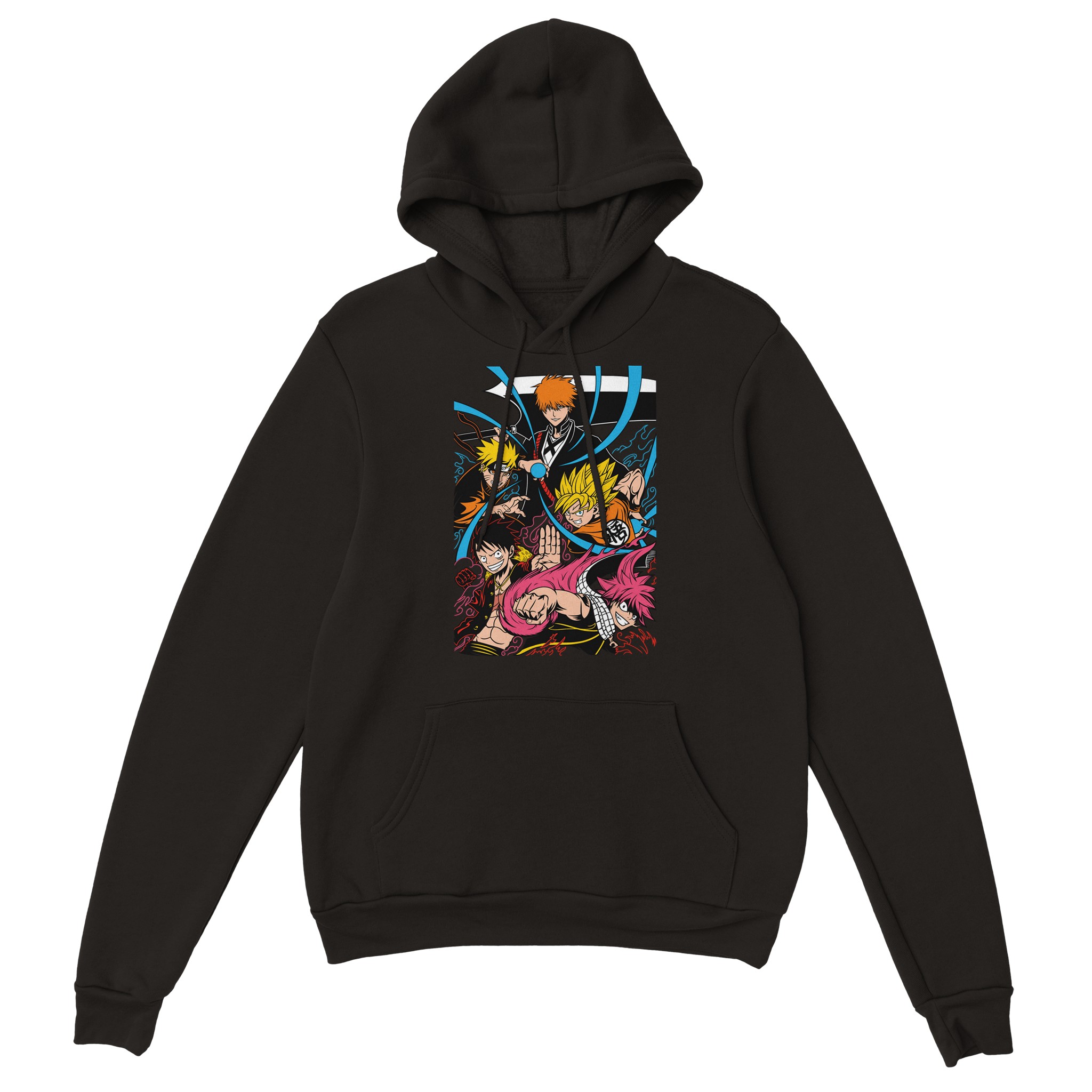Anime Friends 3 Classic Unisex Pullover Hoodie Anime Friends 3 Classic Unisex Pullover Hoodie