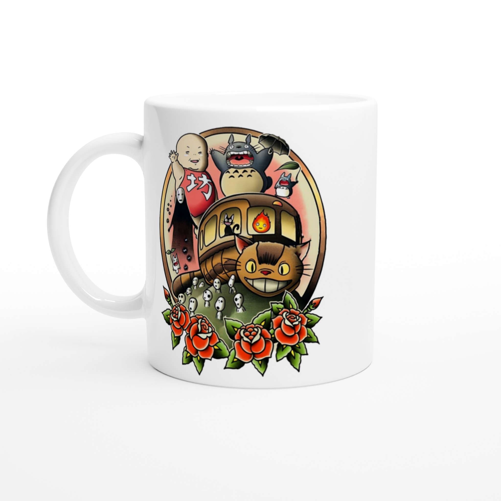 Studio Ghibli 2 White 11oz Ceramic Mug Studio Ghibli 2 White 11oz Ceramic Mug