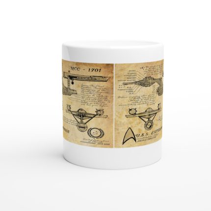 Star Trek 4 White 11oz Ceramic Mug