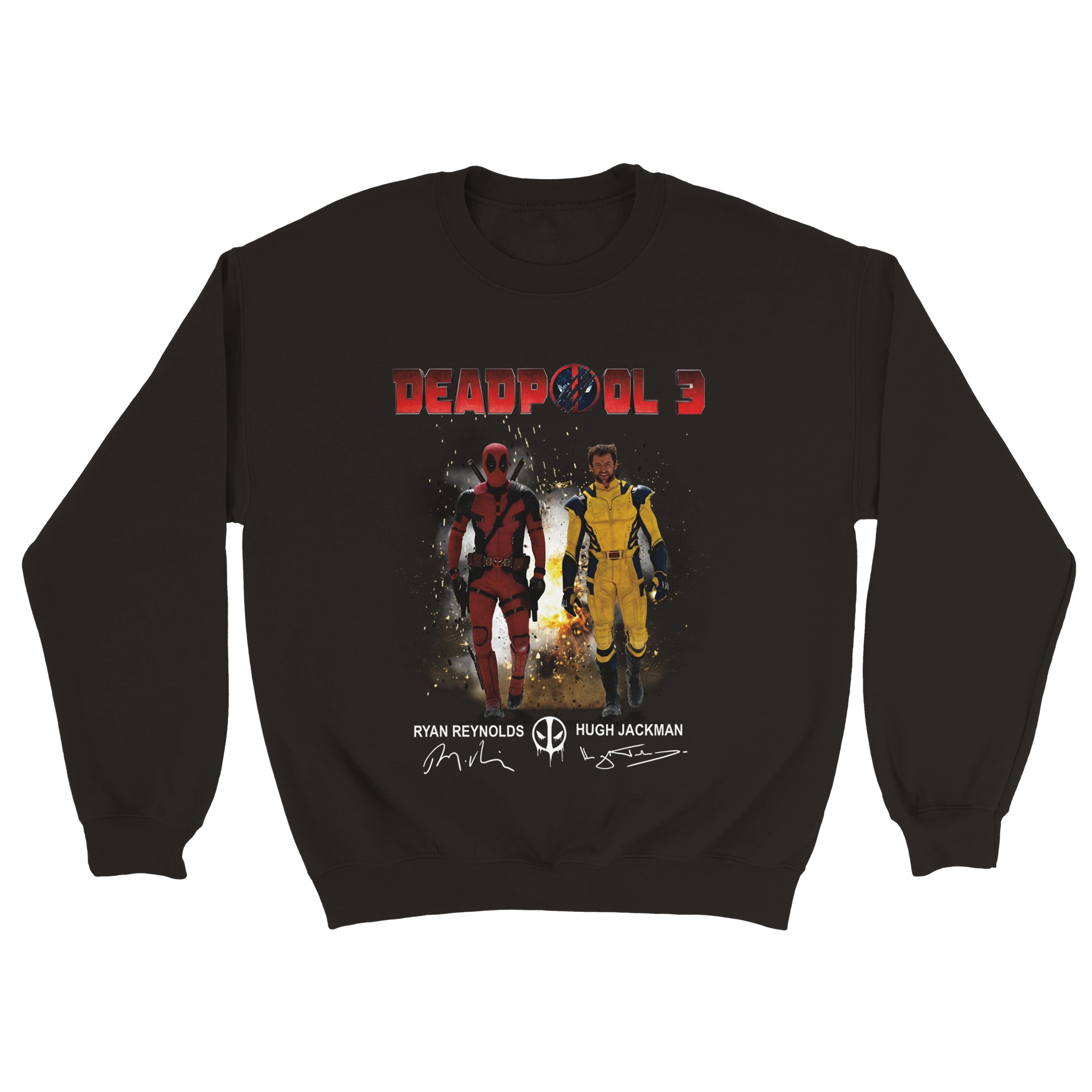 Deadpool 9 Classic Unisex Crewneck Sweatshirt Deadpool 9 Classic Unisex Crewneck Sweatshirt