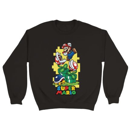 Super Mario 7 Classic Unisex Crewneck Sweatshirt