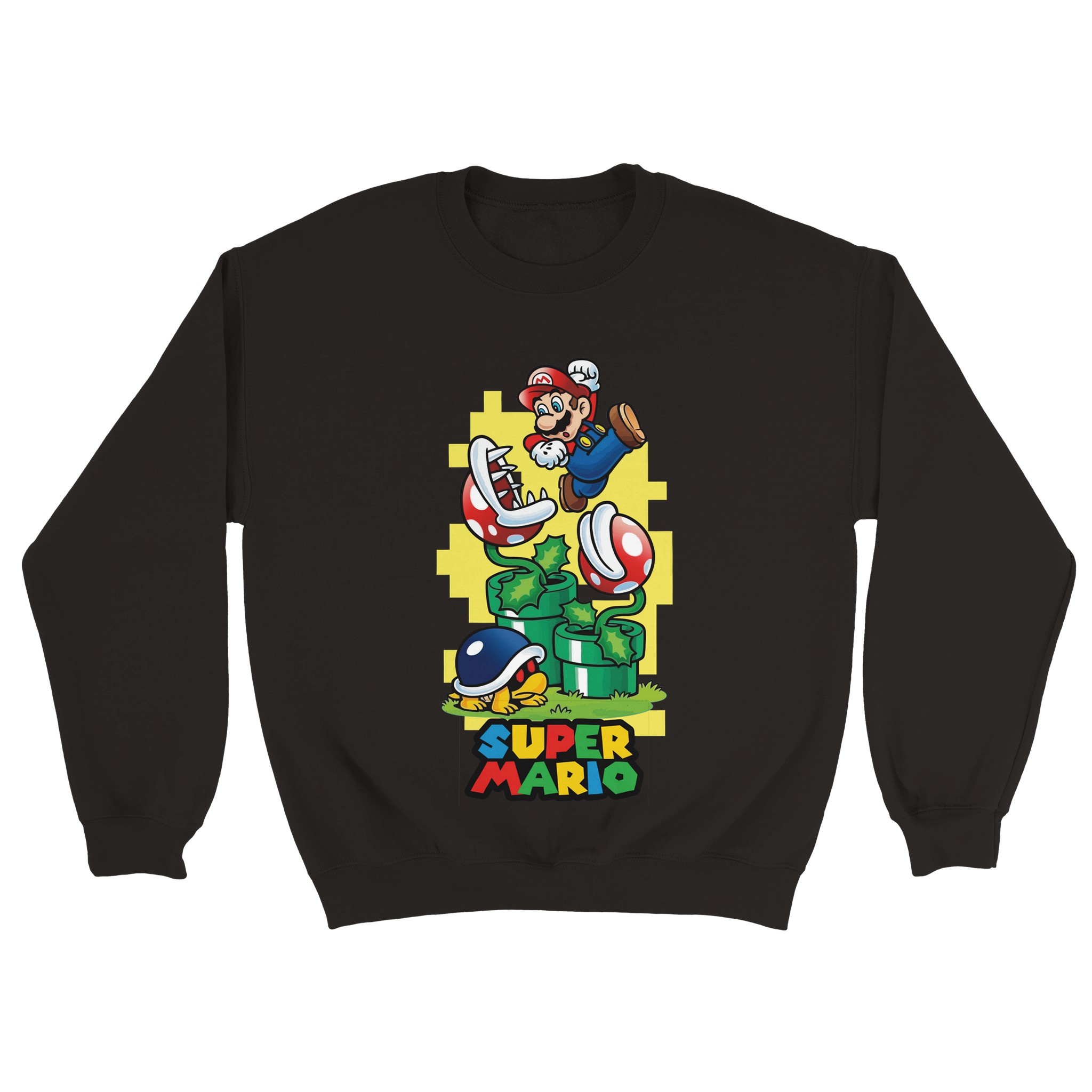 Super Mario 7 Classic Unisex Crewneck Sweatshirt Super Mario 7 Classic Unisex Crewneck Sweatshirt