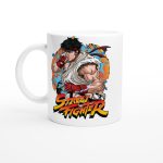 Street Fighter 4 White 11oz Ceramic Mug