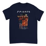 Anime Friends 2 Heavyweight Unisex Crewneck T-shirt
