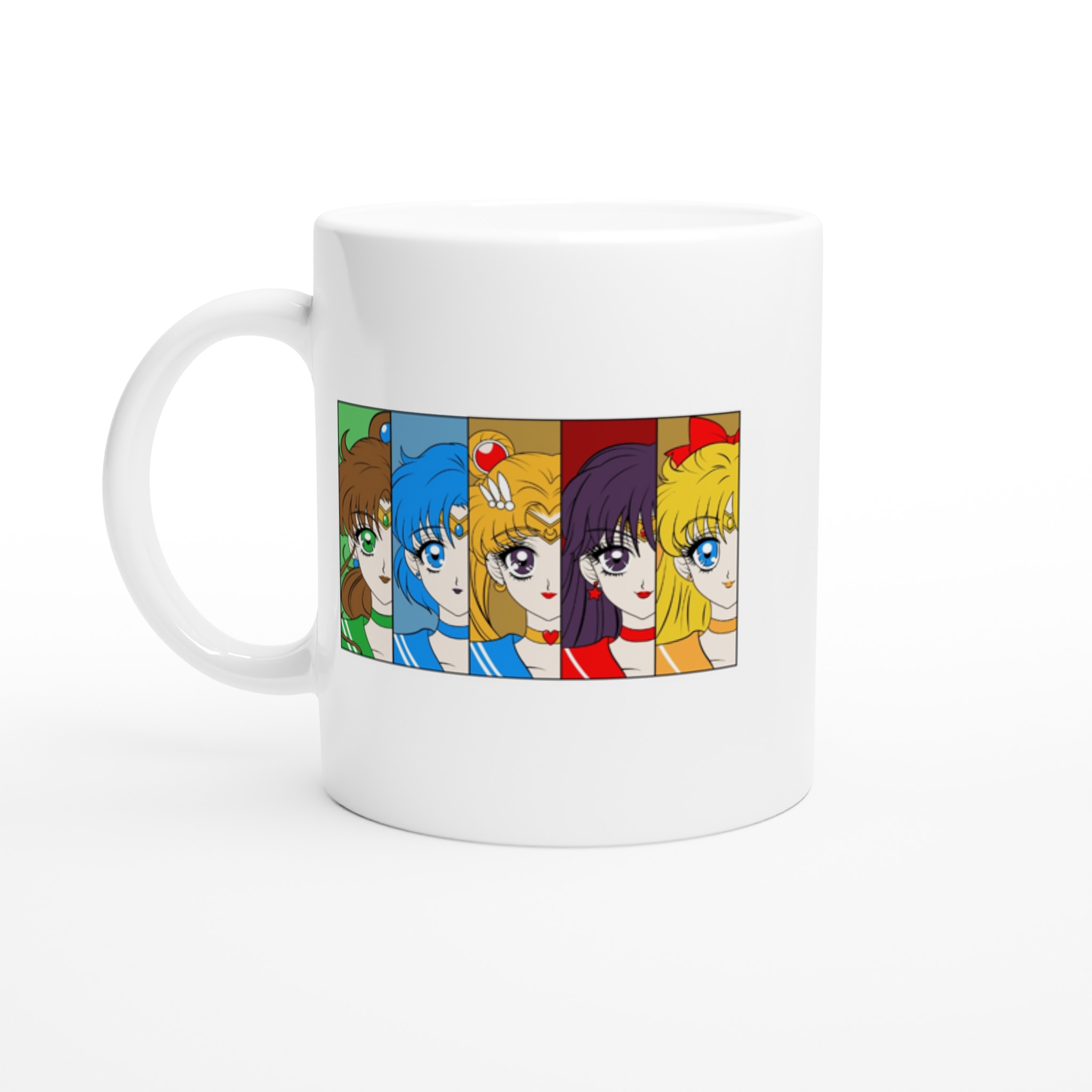 Sailor Moon 3 White 11oz Ceramic Mug Sailor Moon 3 White 11oz Ceramic Mug
