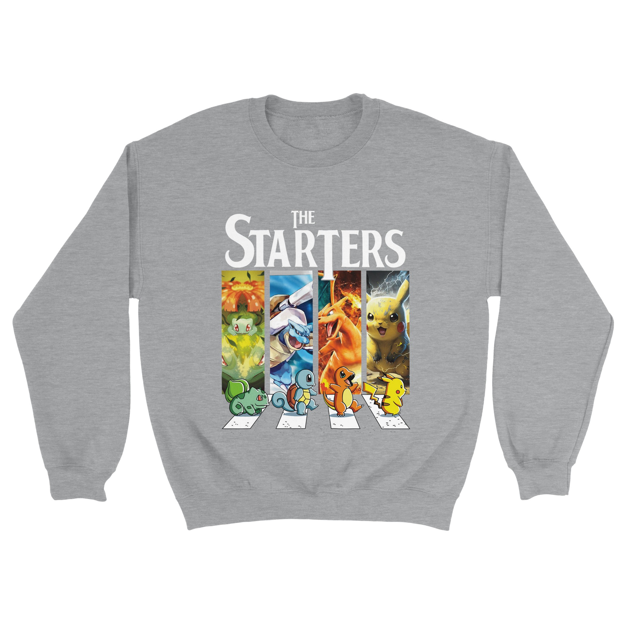 Pokemon 3 Classic Unisex Crewneck Sweatshirt Pokemon 3 Classic Unisex Crewneck Sweatshirt