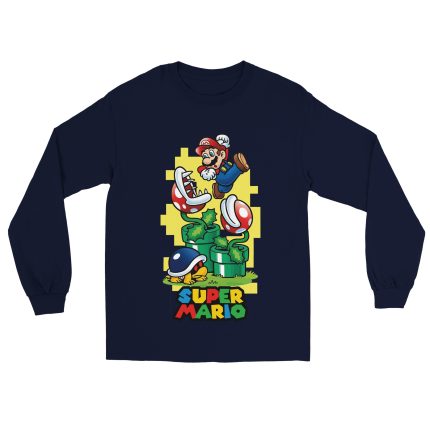 Super Mario 7 Classic Unisex Longsleeve T-shirt