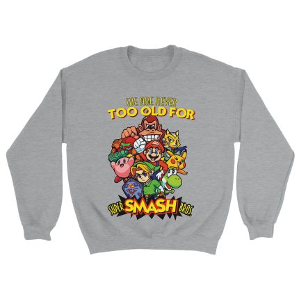 Super Smash Bros 1 Classic Unisex Crewneck Sweatshirt